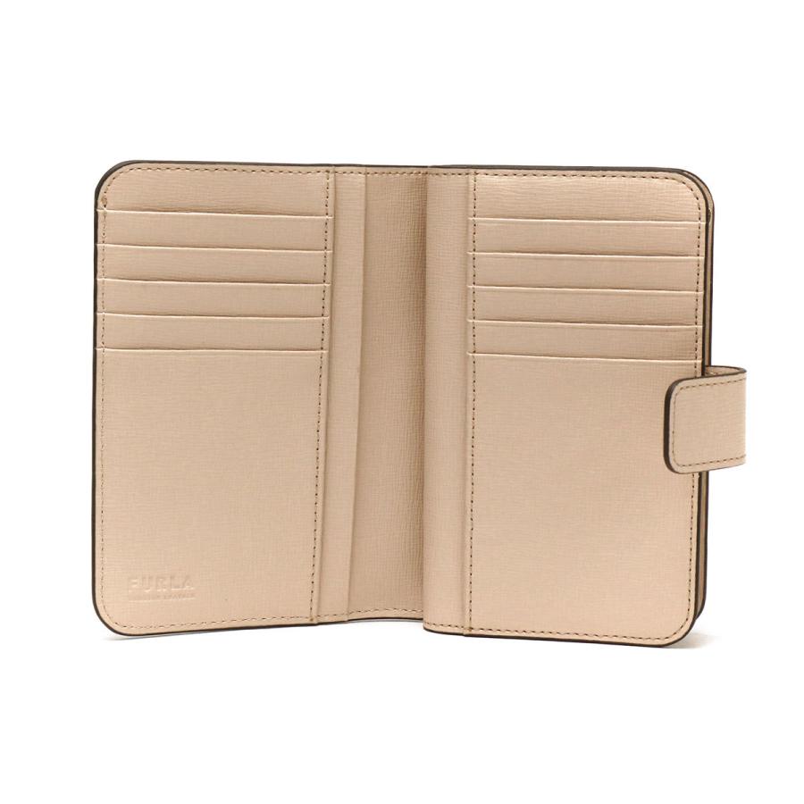 最大51%★3/8限定 フルラ 二つ折り財布 FURLA 財布 二つ折り BABYLON バビロン コンパクト財布 M 革 小さめ 小銭入れ付き シンプル レディース PCX9UNO-B30000 | BABYLON（FURLA） | 13