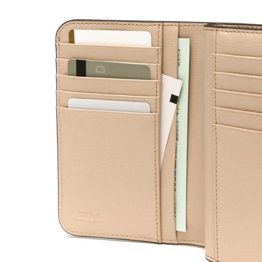 最大51%★3/8限定 フルラ 二つ折り財布 FURLA 財布 二つ折り BABYLON バビロン コンパクト財布 M 革 小さめ 小銭入れ付き シンプル レディース PCX9UNO-B30000 | BABYLON（FURLA） | 10