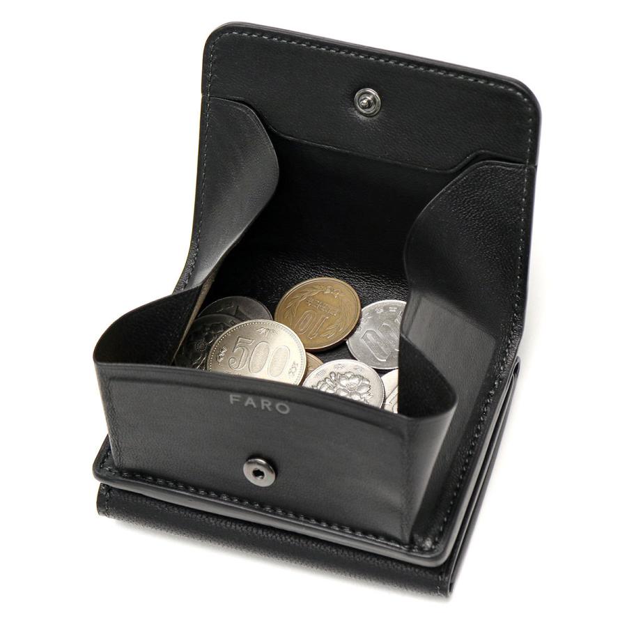 ファーロ 財布 FARO 1_W03_01 Compact Wallet 三つ折り財布 本革 革 小銭 小さめ コンパクト ミニ財布 防水 メンズ 日本製 F2031W301 | FARO | 10