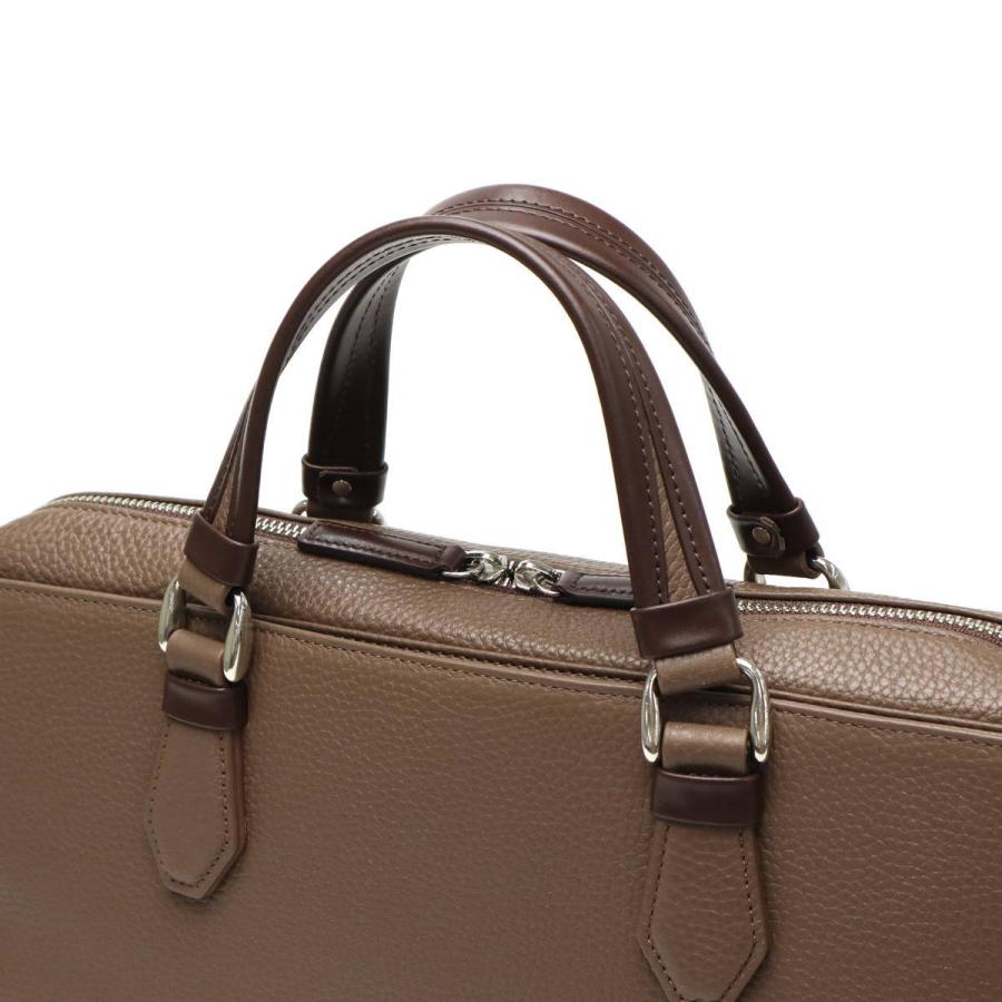 【美品】ファイブウッズ ブリーフケース ビジネスバック ブラウン A4 FIVE WOODS（ファイブウッズ） 正規品1年保証 ブリーフケース FIVE