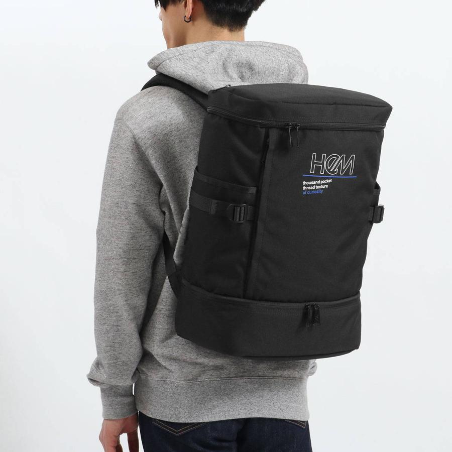 HeM（ヘム） 最大50%☆12/5限定 リュック ジア ボックス型 2層式 30L