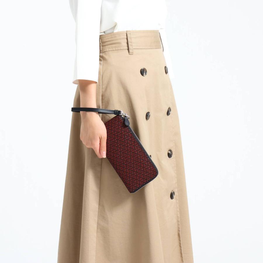 最大36%★8/30限定 印傳屋 財布 印伝 インデンヤ INDEN-YA 印傳屋 長財布 薄い L字ファスナー スマホウォレット レディース メンズ 和柄 革 日本製 5028 mm 黒×黒 |1 印傳屋 印伝 約 紺×白 |14 七宝繋ぎ