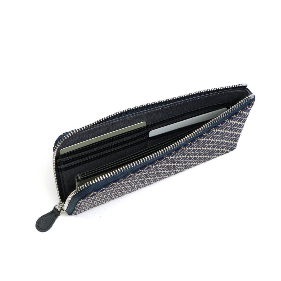 最大36%★8/30限定 印傳屋 財布 印伝 インデンヤ INDEN-YA 印傳屋 長財布 薄い L字ファスナー スマホウォレット レディース メンズ 和柄 革 日本製 5028 mm 黒×黒 |1 印傳屋 印伝 約 紺×白 |14 七宝繋ぎ