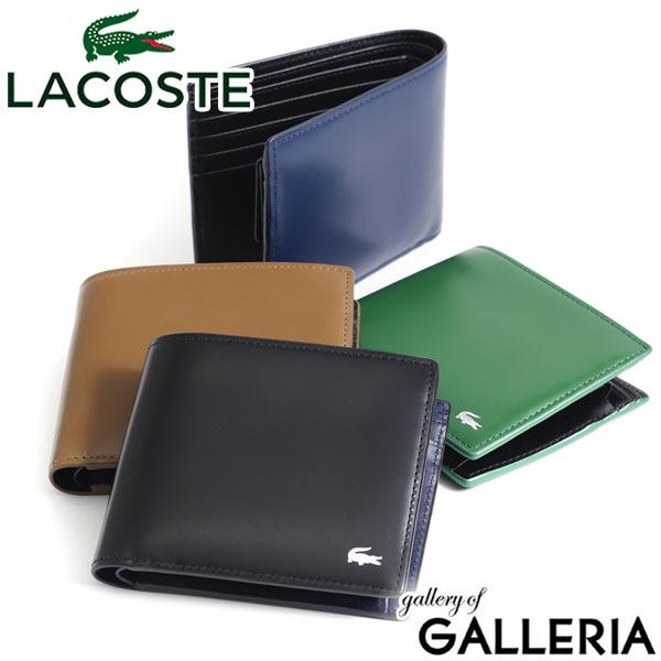 LACOSTE（ラコステ） 財布 二つ折り財布 本革 Men's Premium 2 ふた