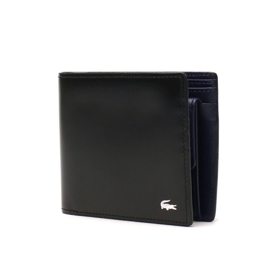 LACOSTE（ラコステ） 財布 二つ折り財布 本革 Men's Premium 2 ふた