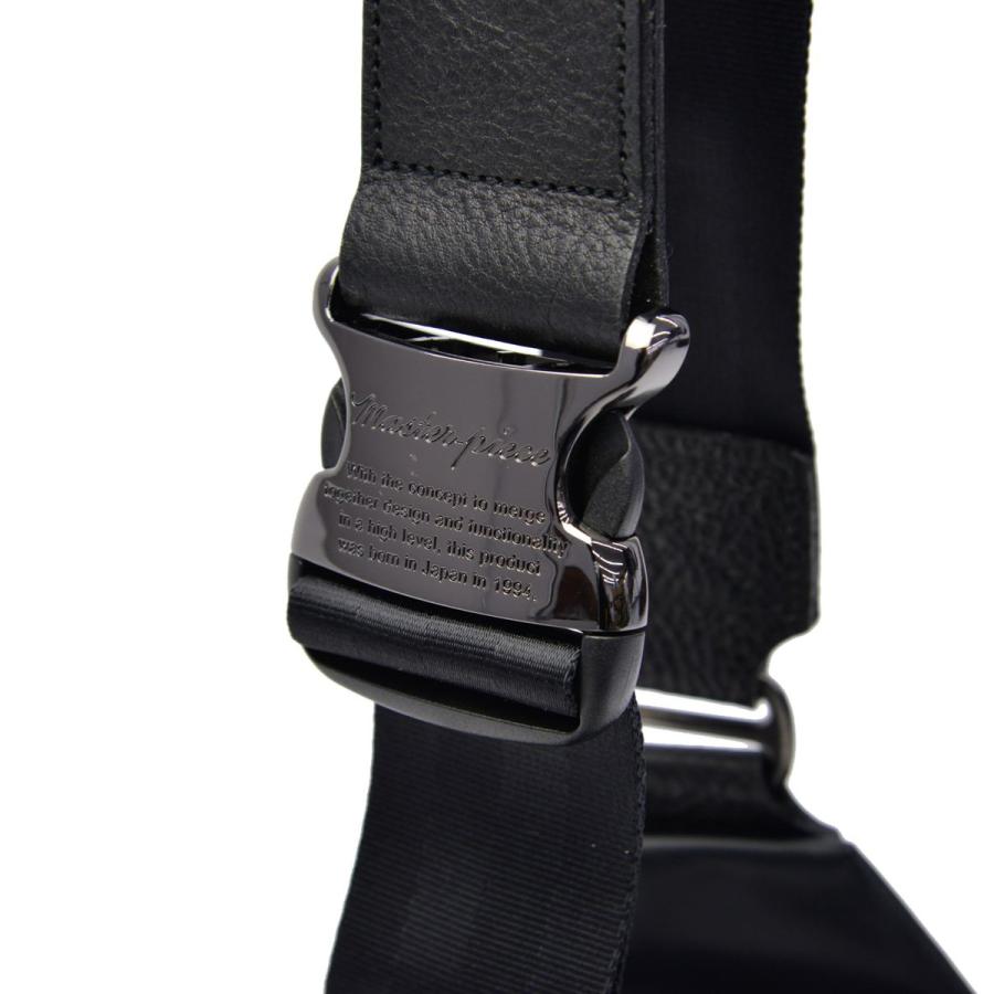 master-piece Density ショルダー スリング バッグ 黒