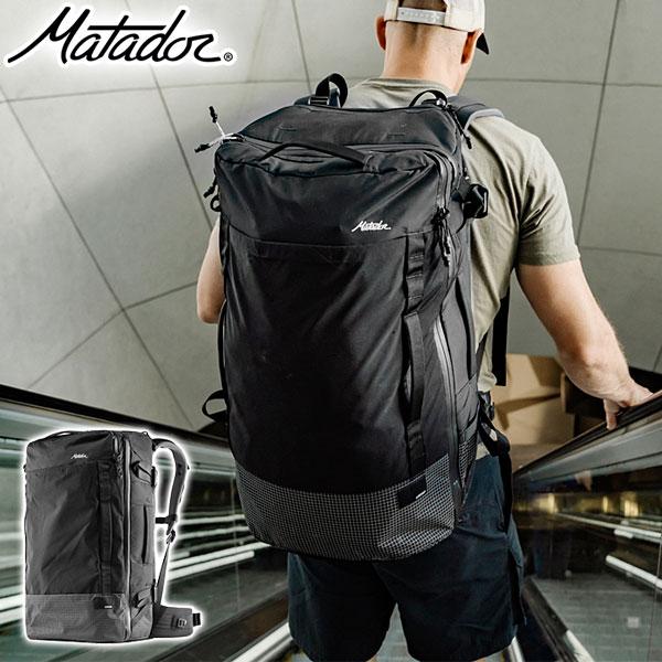 最大51%★12/9限定 日本正規品 マタドール リュック メンズ レディース 大容量 シンプル 黒 Matador 防水 ブランド おしゃれ 旅行 A3 45L グローブライダー45 | MATADOR