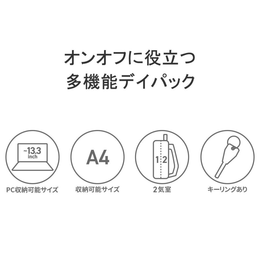 最大39%★5/1限定 正規品2年保証 ミレー リュック レディース メンズ 通学 通勤 MILLET EXP 17 軽量 おしゃれ ブランド A4 黒 バッグ 無地 2層 PC 17L MIS0725｜galleria-store｜10