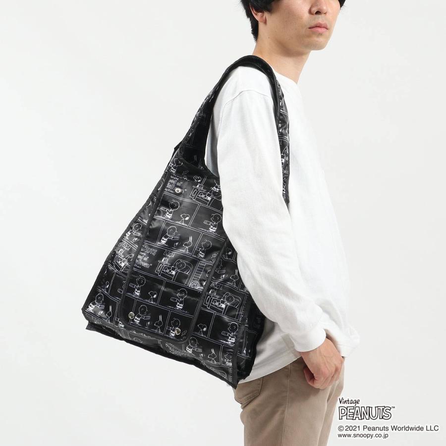 マキャベリック エコバッグ MAKAVELIC PEANUTS×MAKAVELIC ECO BAG トートバッグ スヌーピー 折りたたみ 3121-10601｜galleria-store｜06