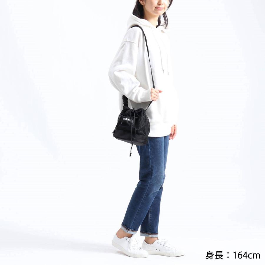 最大31%★5/5限定 ミルクフェド ショルダーバッグ MILKFED. バッグ 斜めがけ 小さめ 巾着バッグ MESH SHOULDER POUCH メッシュ レディース 103202053003｜galleria-store｜07