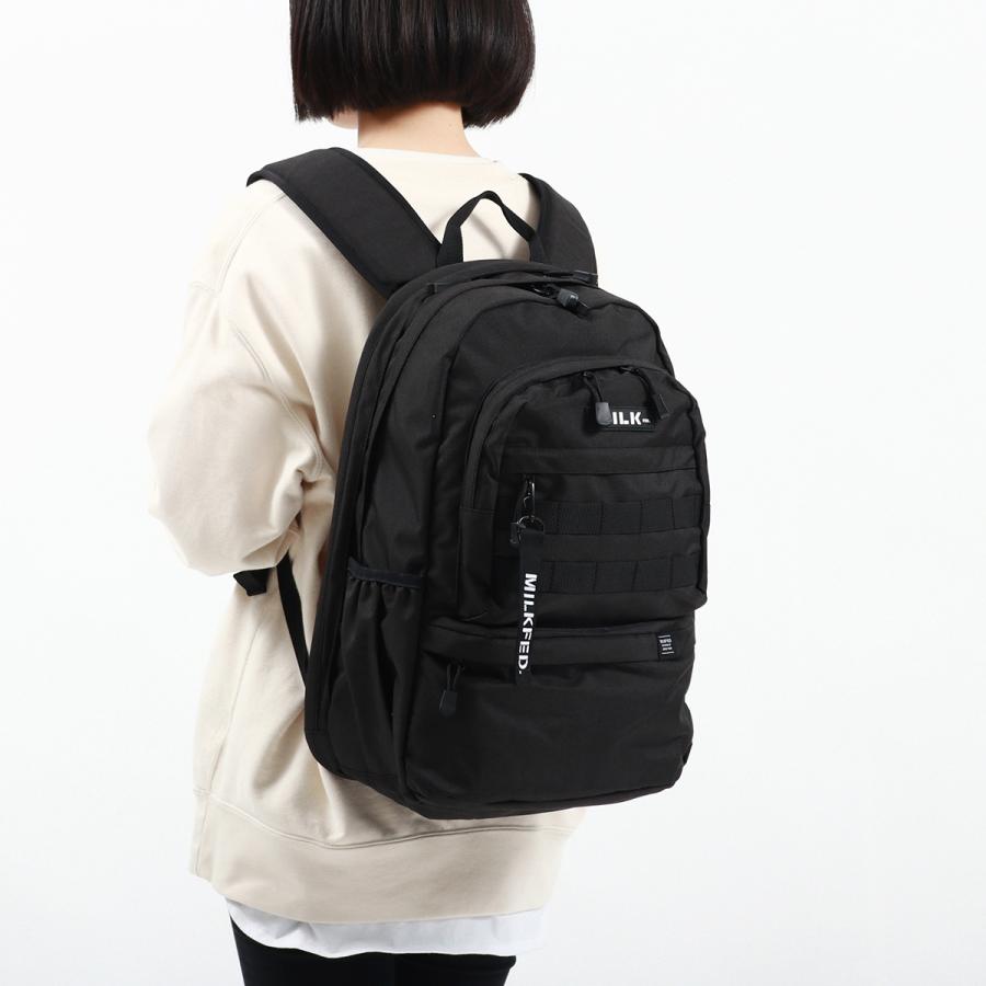 最大40%★5/15限定 ミルクフェド リュック MILKFED. ACTIVE MOLLE BACKPACK リュックサック バックパック バッグ 26L A4 2層 PC 女子 レディース 103224053007｜galleria-store｜06