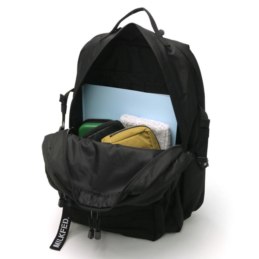 最大51%★5/24限定 ミルクフェド リュック MILKFED. ACTIVE DOUBLE POCKET MOLLE BACKPACK リュックサック バックパック 30L A4 2層 レディース 103224053008の画像