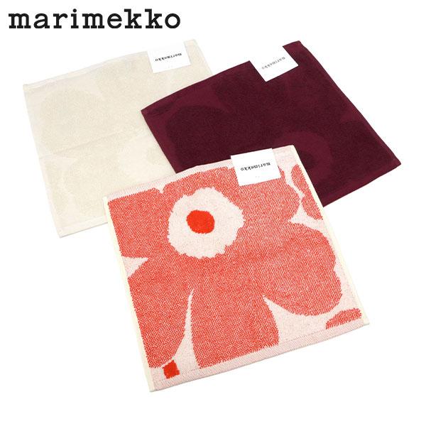最大41%★10/11限定 【メール便で送料無料】日本正規品 マリメッコ タオル ギフト marimekko かわいい プレゼント お礼 ウニッコ柄 Unikko ミニタオル 32×32cm | marimekko