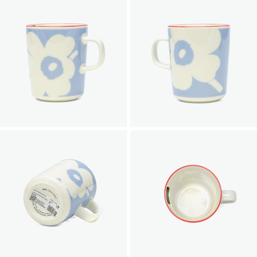 日本正規品 マリメッコ マグカップ プレゼント marimekko 250ml ブランド 女性 かわいい コップ おしゃれ 北欧 デザイン プリント 花柄 レンジ | marimekko | 07