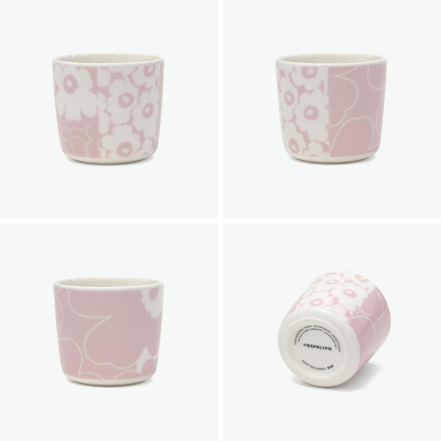 最大50%★10/15〜 日本正規品 マリメッコ ペアカップ 北欧 marimekko カップ ウニッコ柄 Unikko Kollaasi コーヒーカップセット ハンドルなし 200ml | marimekko | 05