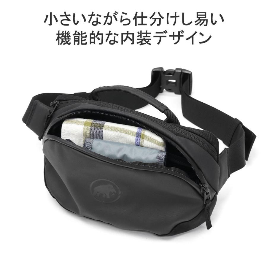 最大51%★土日限定 マムート ウエストバッグ メンズ レディース MAMMUT ウエストポーチ ブランド 小さめ 小さい 旅行 2L 撥水 軽い 軽量 Seon 2810-00111_9