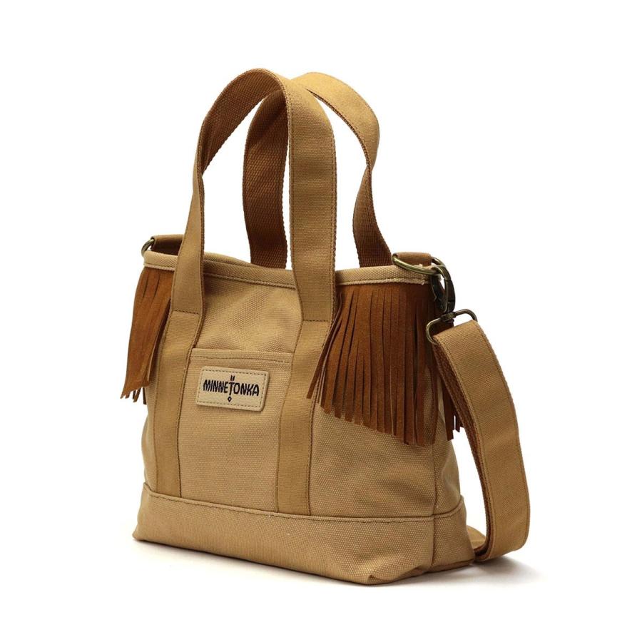 日本正規品 ミネトンカ バッグ MINNETONKA トートバッグ 小さめ キャンバス ショルダー 2WAY レディース Fringe Canvas Tote 14583600｜galleria-store｜12