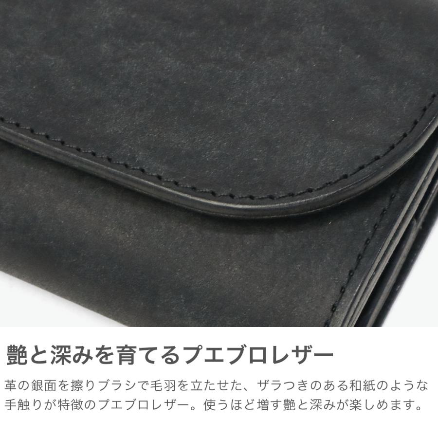 最大51%★6/4限定 ミスターオリーブ イー.オー.アイ 三つ折り財布 メンズ レディース 本革 革 MR.OLIVE E.O.I 財布 PUEBLO LEATHER COMPACT WALLET ME115Pの画像