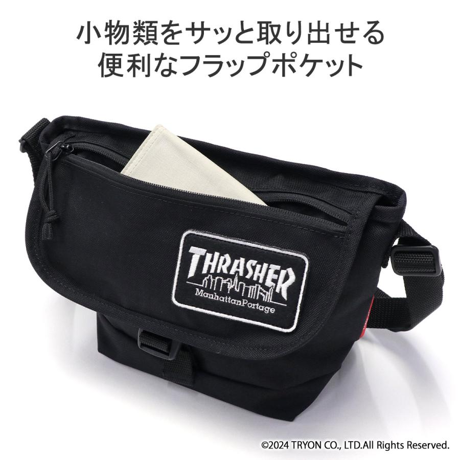 最大51%★6/4限定 日本正規品 マンハッタンポーテージ メッセンジャーバッグ メンズ レディース 小さめ 斜めがけ Manhattan Portage 撥水 MP1603FZPEPTHRASHER_10