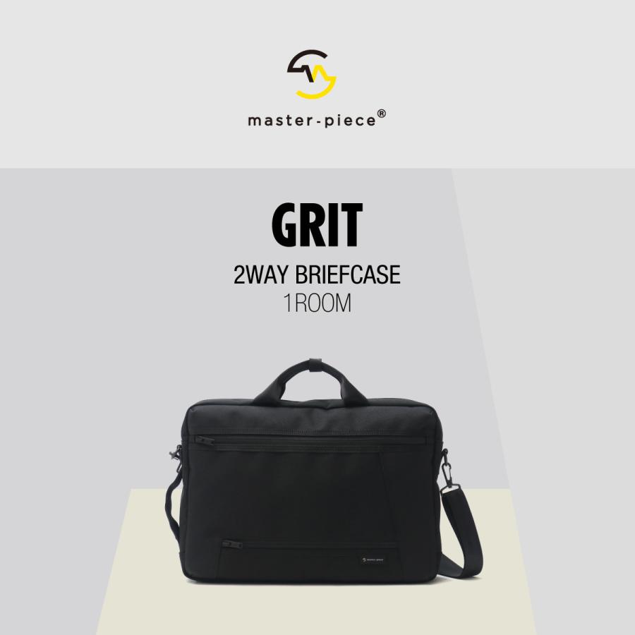 最大51%★5/24限定 当店限定モデル 正規取扱店 マスターピース ビジネスバッグ master-piece GRIT 2WAY ブリーフケース 通勤 A4 B4 PC 1層 メンズ 43213-Gの画像