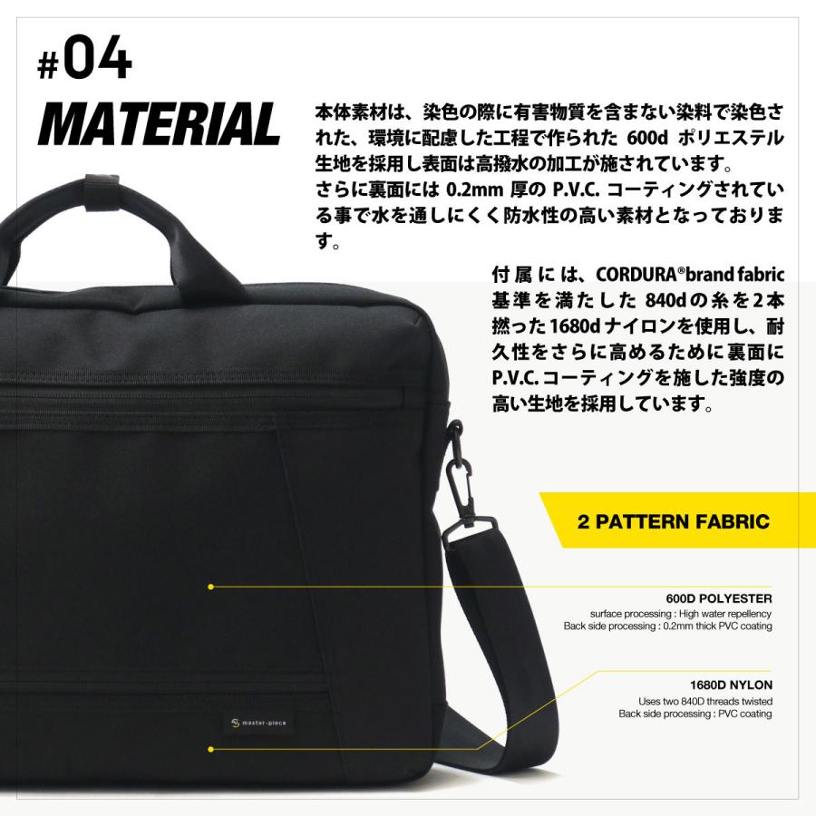 最大51%★5/24限定 当店限定モデル 正規取扱店 マスターピース ビジネスバッグ master-piece GRIT 2WAY ブリーフケース 通勤 A4 B4 PC 1層 メンズ 43213-Gの画像
