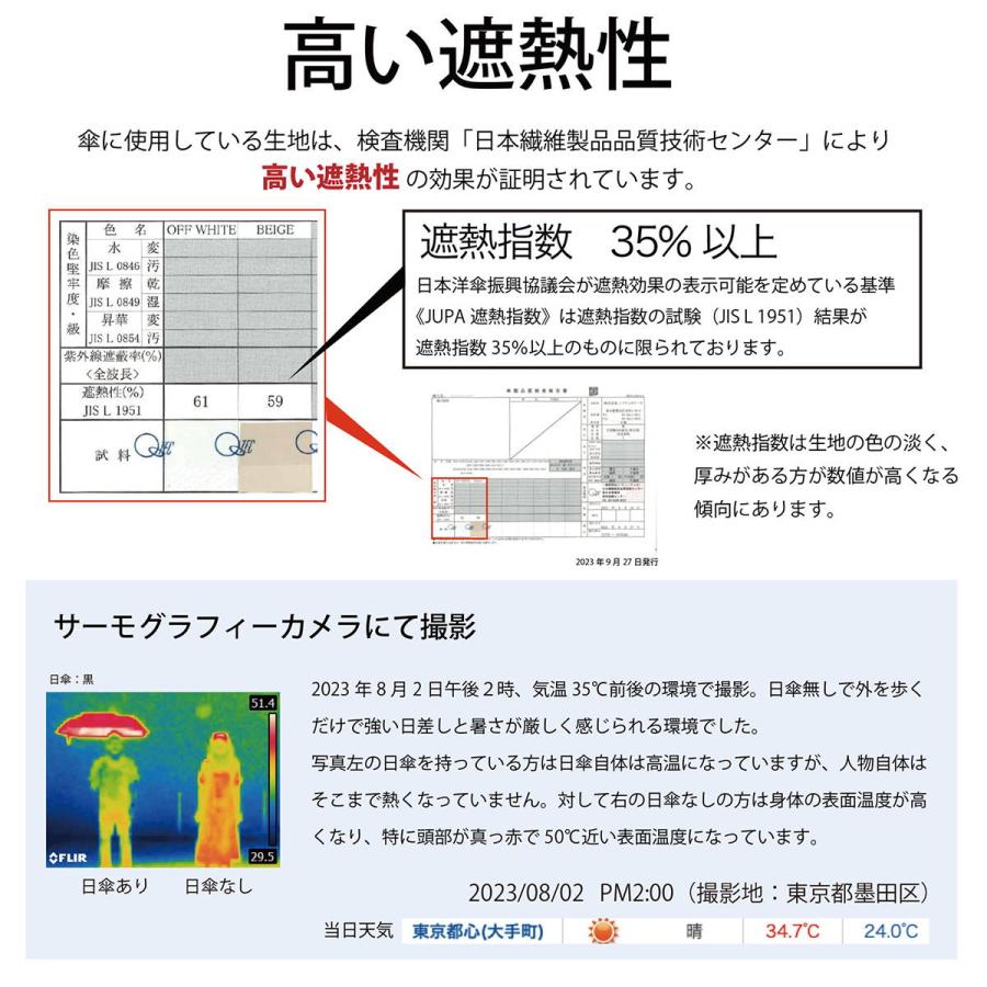 ニフティカラーズ 折りたたみ傘 軽量 メンズ レディース nifty colors ブランド おしゃれ 日傘 晴雨兼用 UVカット 遮光 遮熱 5174｜galleria-store｜12