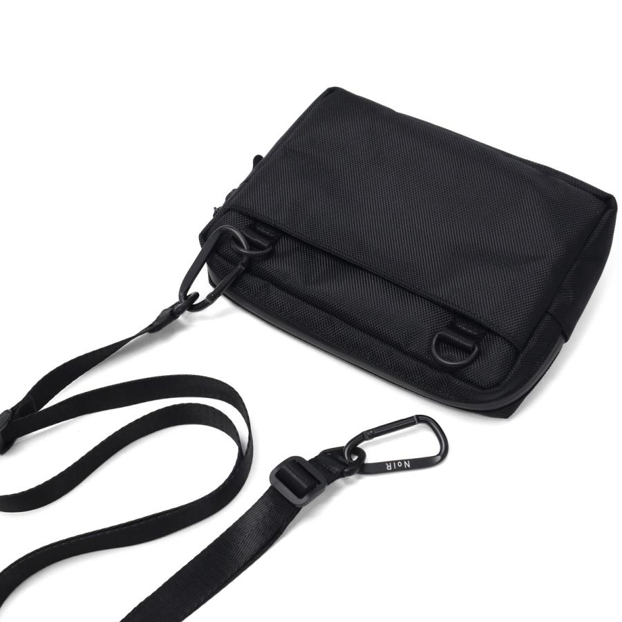 ノアール ショルダーバッグ メンズ レディース NoiR 小さめ コンパクト 斜め掛け バッグ ポーチ 軽量 撥水 黒 Switch shoulder N24002 | NoiR（バッグ） | 20