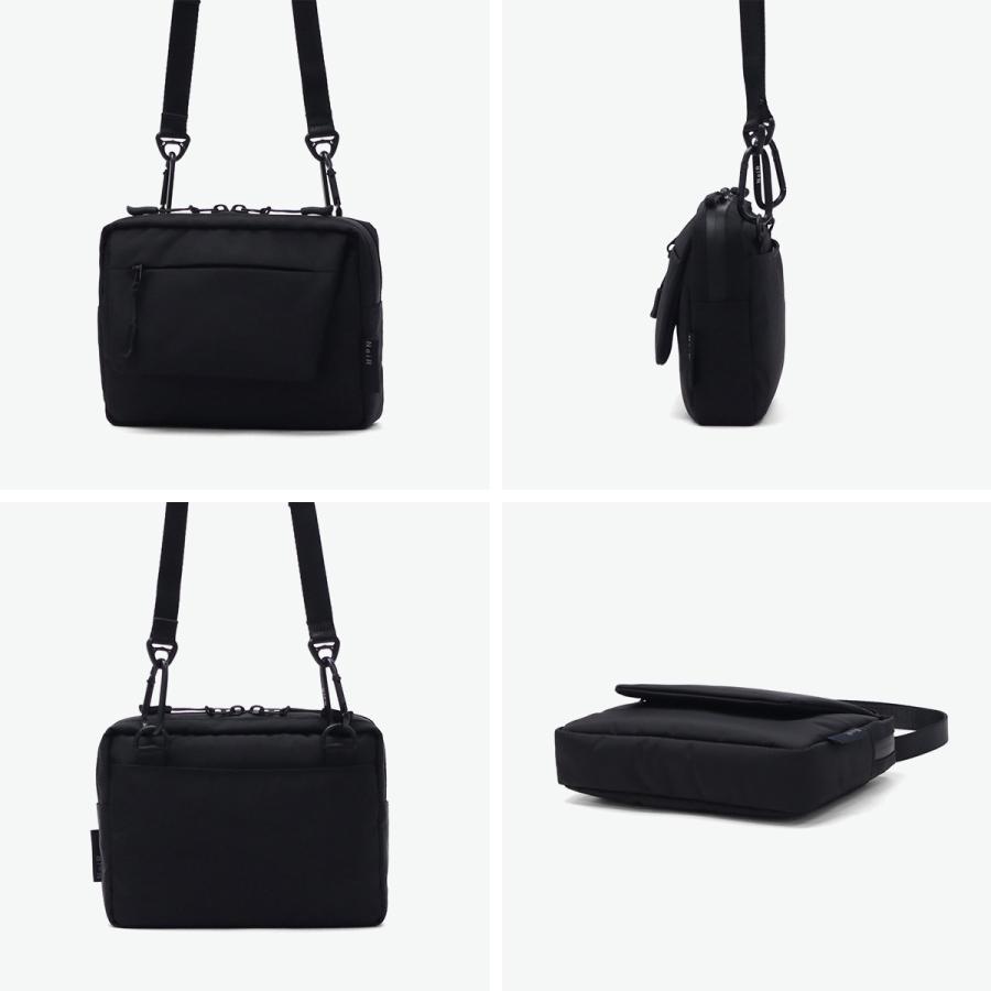 ノアール ショルダーバッグ メンズ レディース NoiR 小さめ コンパクト 斜め掛け バッグ ポーチ 軽量 撥水 黒 Switch shoulder N24002 | NoiR（バッグ） | 07