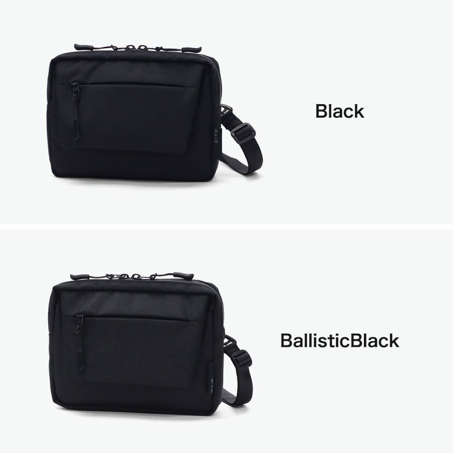 ノアール ショルダーバッグ メンズ レディース NoiR 小さめ コンパクト 斜め掛け バッグ ポーチ 軽量 撥水 黒 Switch shoulder N24002 | NoiR（バッグ） | 08