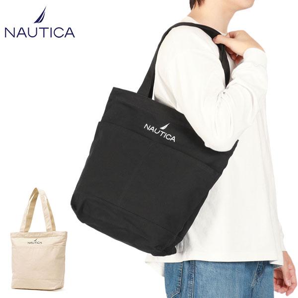 最大51%★2/17迄 ノーティカ トートバッグ メンズ レディース A4 キャンバス 通勤 NAUTICA 軽い 軽量 縦 縦型 通学 ブランド ユニセックス NTC-003 370-7511 | NAUTICA