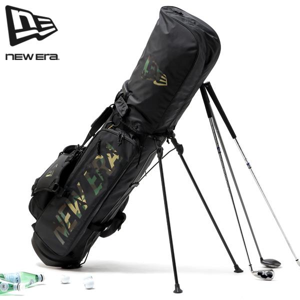 NEW ERA★ニューエラ★9.0型★軽量★美品★スタンド(BK) NEW ERA（ニューエラ） 正規取扱店 キャディバッグ ゴルフ スタンド