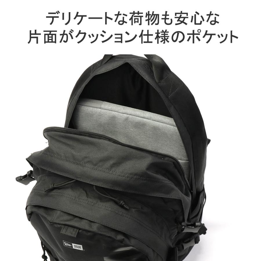 最大42%★3/13迄 正規取扱店 NEW ERA リュック メンズ レディース 通学 大容量 ニューエラ 軽い 2層 B4 A4 Carrier Pack 35L ライトウェイト プリントロゴ | NEW ERA | 09