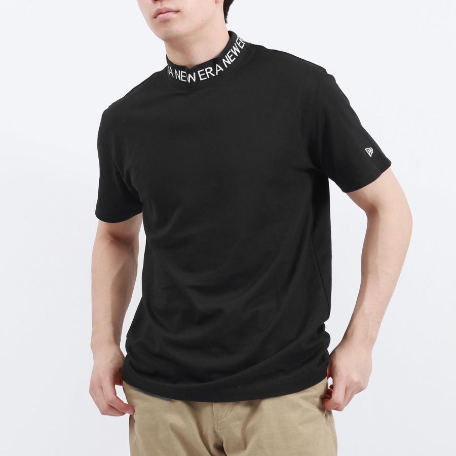 最大38%★5/23限定 正規取扱店 NEW ERA ゴルフウェア メンズ レディース ニューエラ ブランド Tシャツ 春夏 吸汗速乾 抗菌 紫外線カット ミッドネックTシャツ｜galleria-store｜05