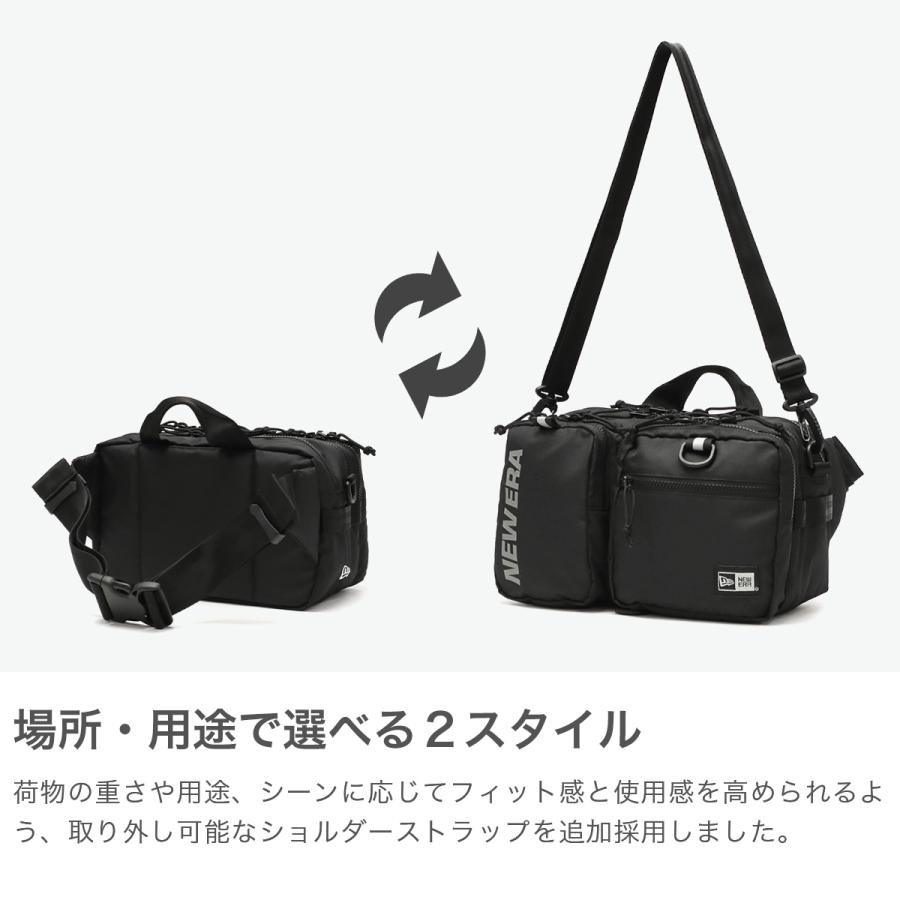最大51%★5/24限定 正規取扱店 NEW ERA ウエストバッグ メンズ レディース アウトドア ニューエラ ボディバッグ 2WAY A5 フィールドウエストバッグ 11Lの画像