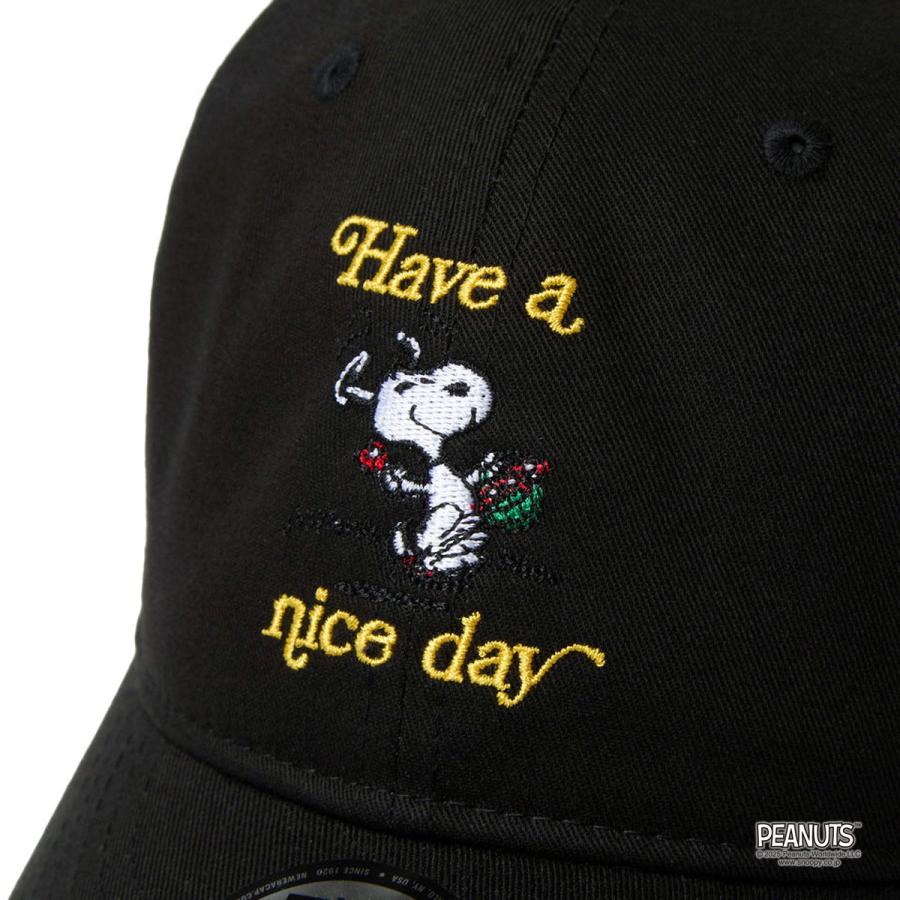 最大46%★3/18限定 正規取扱店 NEW ERA キャップ メンズ レディース ニューエラ スヌーピー ブランド キャラ 帽子 刺繍 9THIRTY 930 PEANUTS HAVE A NICE DAY | NEW ERA | 17