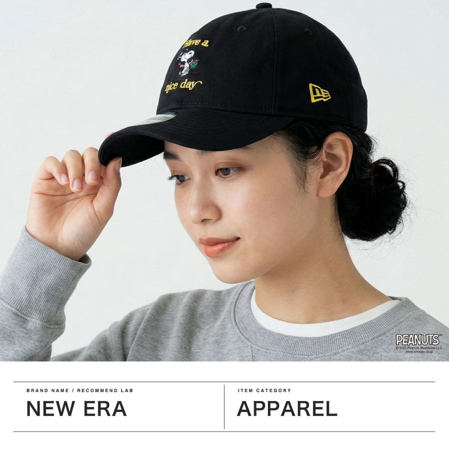 最大46%★3/18限定 正規取扱店 NEW ERA キャップ メンズ レディース ニューエラ スヌーピー ブランド キャラ 帽子 刺繍 9THIRTY 930 PEANUTS HAVE A NICE DAY | NEW ERA | 02