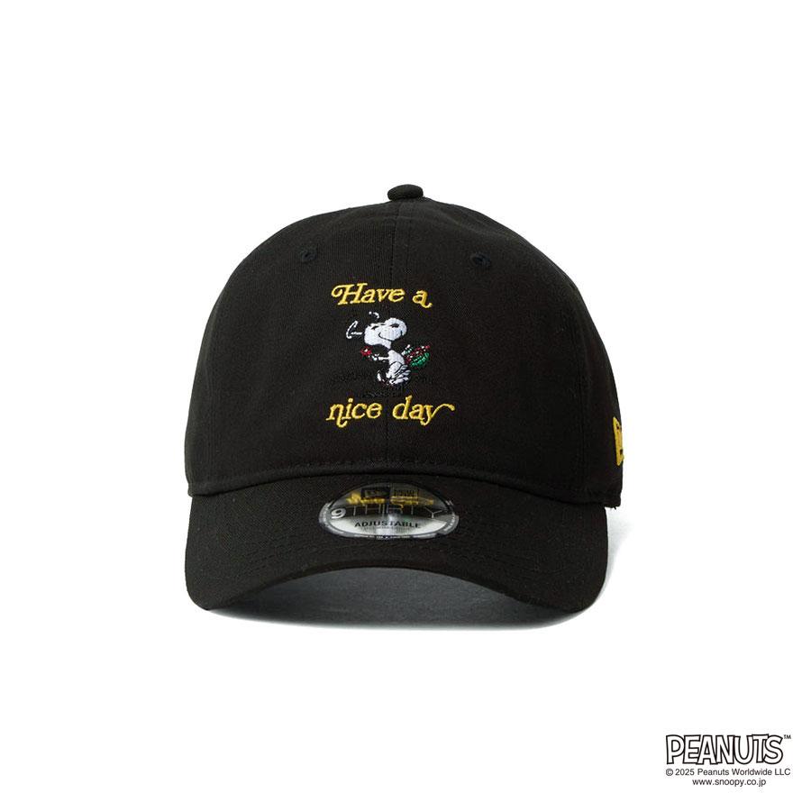 最大46%★3/18限定 正規取扱店 NEW ERA キャップ メンズ レディース ニューエラ スヌーピー ブランド キャラ 帽子 刺繍 9THIRTY 930 PEANUTS HAVE A NICE DAY | NEW ERA | 09