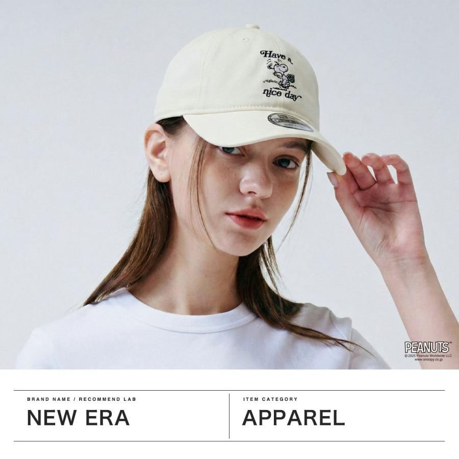 最大50%★3/25限定 正規取扱店 NEW ERA キャップ メンズ レディース ニューエラ スヌーピー ブランド キャラ 帽子 刺繍 9THIRTY 930 PEANUTS HAVE A NICE DAY | NEW ERA | 02