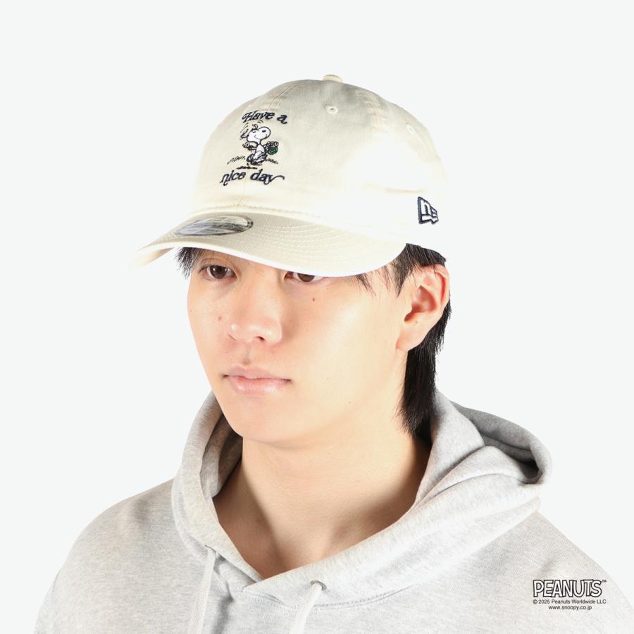 最大50%★3/25限定 正規取扱店 NEW ERA キャップ メンズ レディース ニューエラ スヌーピー ブランド キャラ 帽子 刺繍 9THIRTY 930 PEANUTS HAVE A NICE DAY | NEW ERA | 06