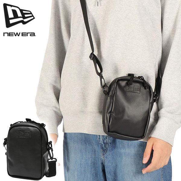 最大51%★3/27限定 正規取扱店 NEW ERA ショルダーバッグ メンズ レディース 軽量 ニューエラ 斜めがけ 小さめ ショルダーポーチ 1.7L シンセティックレザー | NEW ERA
