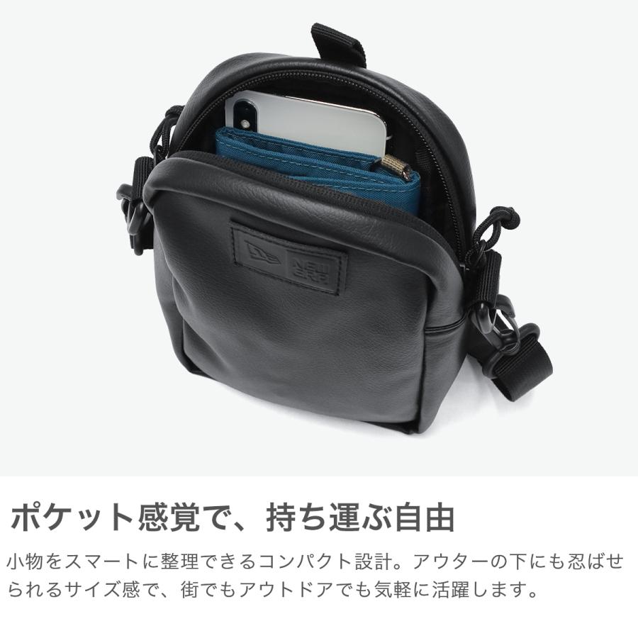 最大51%★3/27限定 正規取扱店 NEW ERA ショルダーバッグ メンズ レディース 軽量 ニューエラ 斜めがけ 小さめ ショルダーポーチ 1.7L シンセティックレザー | NEW ERA | 03
