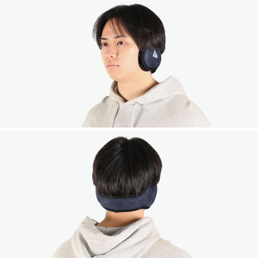 最大37%★3/18限定 正規取扱店 NEW ERA イヤーマフ メンズ レディース ニューエラ 耳あて 折りたたみ バックアームタイプ シンセティックスウェード フリース | NEW ERA | 08