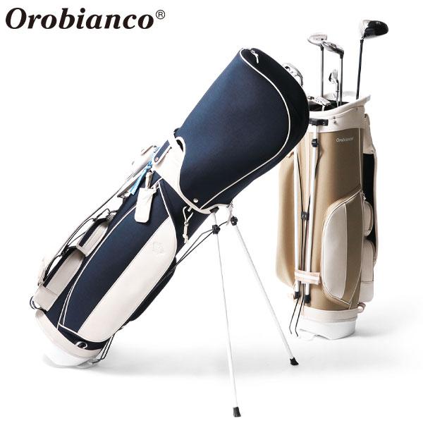 Orobianco ホワイト キャディバッグ【ほぼ新品】 Orobianco（オロビアンコ） セール30%OFF 日本正規品 ゴルフ キャディ