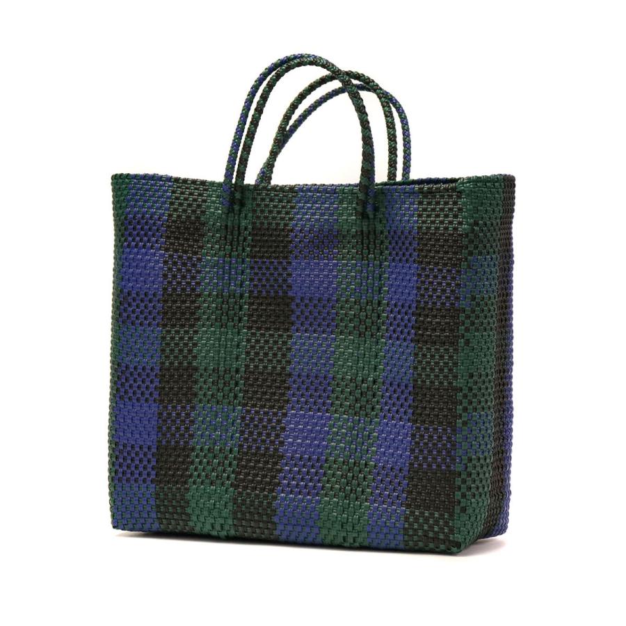 最大40%★6/5限定 オホ デ メックス OJO DE MEX バッグ Plastico CAGO Tote Check M トートバッグ レディース A4 プラスチック カゴトート チェック かごバッグ｜galleria-store｜11