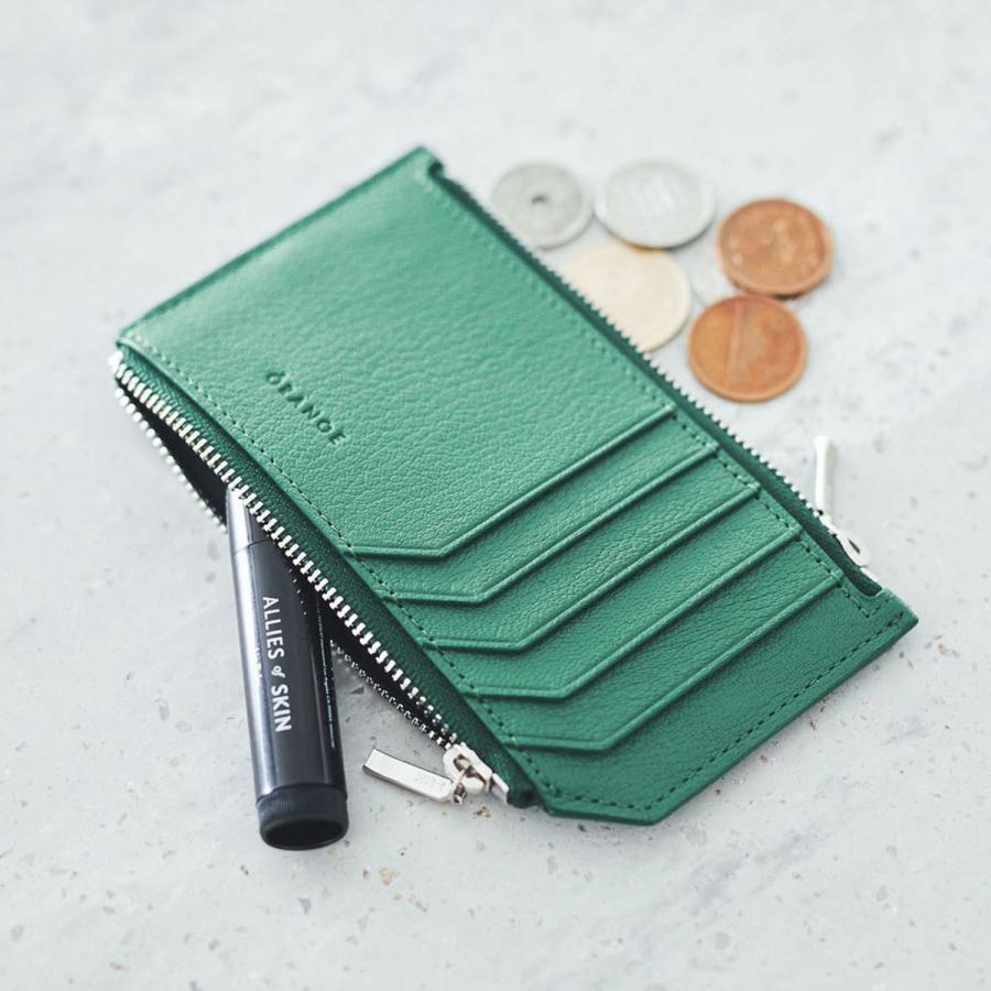 最大35%★11/12限定 オレンジ 財布 ORANGE ミニ財布 THE FRAGMENT フラグメントケース カードケース コインケース 本革 スリム 薄型 メンズ レディース THE FRAGMENT