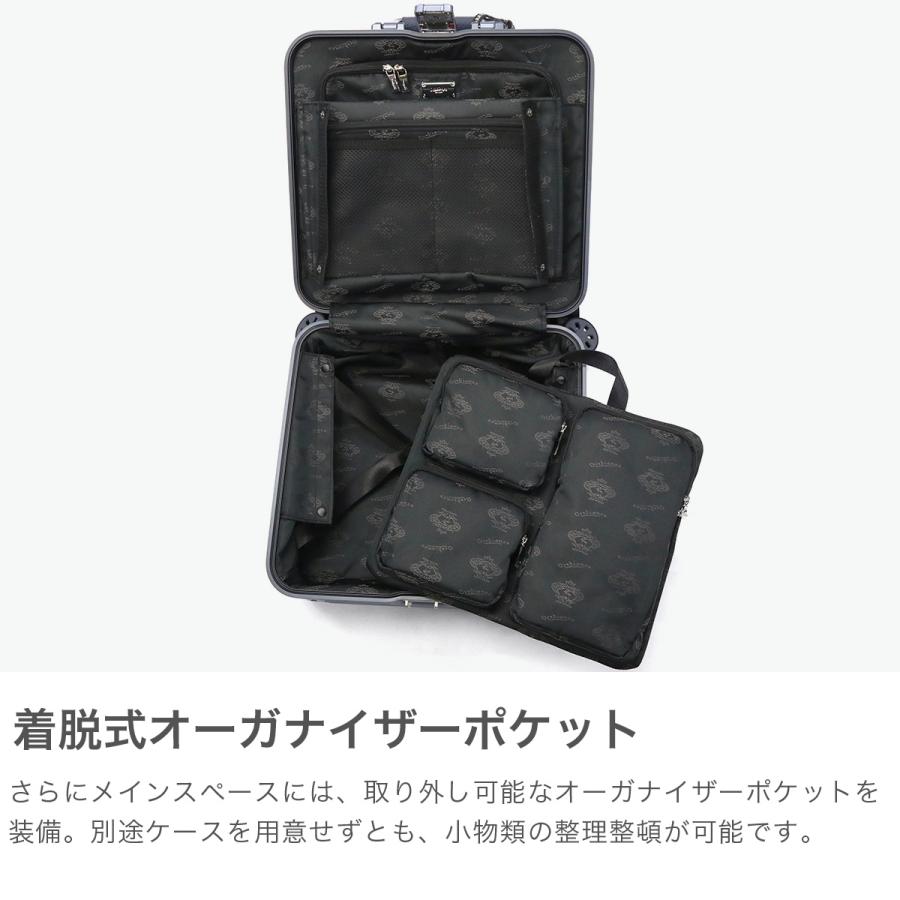 最大51%★6/4限定 正規品10年保証 オロビアンコ スーツケース 機内持ち込み フレームタイプ Sサイズ Orobianco 2泊3日 アルミフレーム 30L MOVENZA 93143の画像