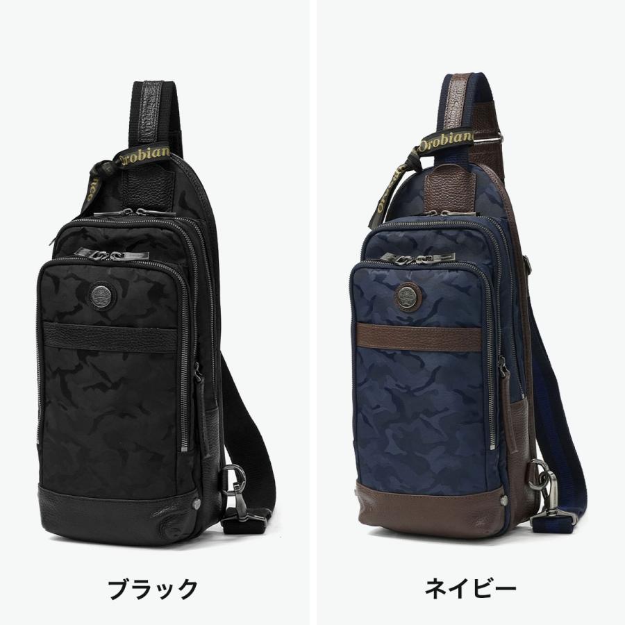 最大50%★5/25限定 日本正規品 オロビアンコ ボディバッグ メンズ レディース ブランド Orobianco ワンショルダー 斜めがけ A5 5L ソロペルテ 30th 93194の画像