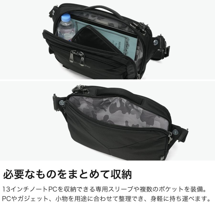 PacSafe（パックセーフ） 最大50%☆9/6限定 ボディバッグ メンズ