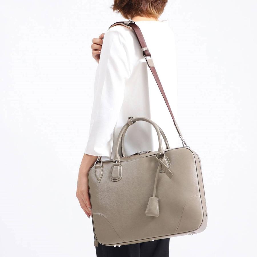 ピーアイディー ビジネスバッグ P.i.d 2WAY ブリーフケース cloche クロッシュ バッグ ショルダー 斜めがけ 本革 A4 メンズ レディース PAY101 PIDの画像