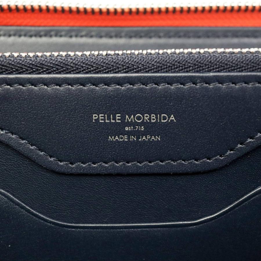 ケアセット＋選べるノベルティ ペッレモルビダ 長財布 PELLE MORBIDA 財布 ラウンドファスナー Barca バルカ 本革 メンズ ペレモルビダ BA302の画像